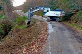 Sinop’ta heyelan önleme mesaisi