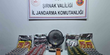 Şırnak’ta jandarma ekipleri 21 milyonluk kaçak ürün ele geçirdi