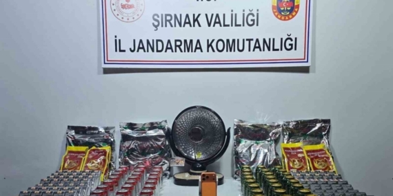 Şırnak’ta jandarma ekipleri 21 milyonluk kaçak ürün ele geçirdi
