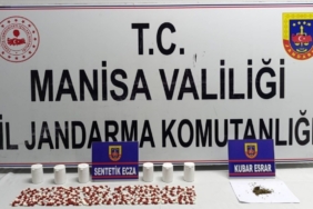 Soma’da 302 sentetik ecza ele geçirildi