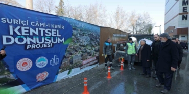 Suriçi Camikebir Kentsel Dönüşüm Projesi’ndeki çalışmalar yerinde incelendi