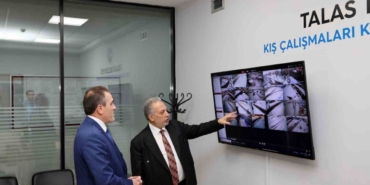 Talas’ta kış çalışmalarına teknolojik takip