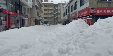 Tatvan’da gök gürültülü kar yağışı