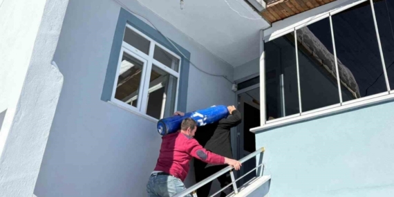 Terme Belediyesi, 35 kilometre uzaklıktaki hastaya nefes oldu