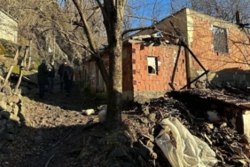 Tokat’ta evde çıkan yangında 50 çuval fındık kül oldu