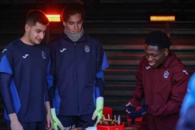 Trabzonspor yeni yılın ilk antrenmanını yaptı