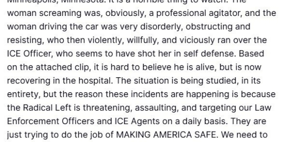 Trump’tan Göçmenlik ve Gümrük Muhafaza Dairesi ajanlarının bir kadını vurarak öldürmesi ile ilgili açıklama