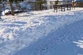 Tufanbeyli buz kesti