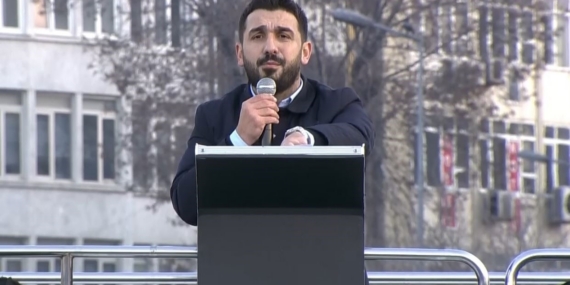 TÜGVA Başkanı Beşinci: (Filistin)" Toprağa girene kadar durmayacağız, zalimlerden olmayacağız, sizleri asla unutmayacağız"