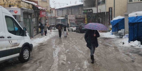 Tunceli’de kar ve fırtına etkili oldu
