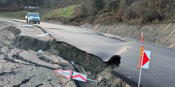 Türkeli’de heyelan