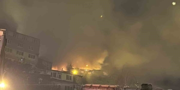 Uludağ eteklerindeki ev küle döndü