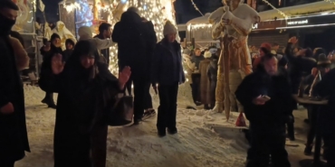 Uludağ’da yılbaşı kutlamasına damga vuran görüntü