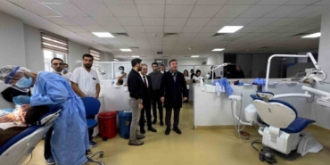 Vali Aydoğdu’dan Ağız ve Diş Sağlığı Hastanesi’ne ziyaret