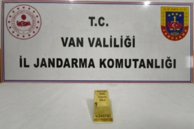 Van’da 1 kiloluk kültçe altın ele geçirildi