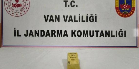 Van’da 1 kiloluk kültçe altın ele geçirildi