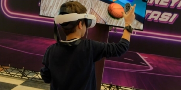 VR Basketbol Heyecanı M1 Konya AVM’de yoğun ilgi gördü