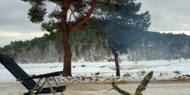 Yağan kar sonrası Adliye Göledi piknikçilerin akınına uğradı