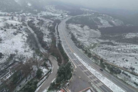 Yalova’da kar yağışı