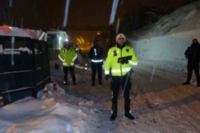 Zorlu kış şartlarına rağmen Tunceli’de yılbaşı güvenliği emniyete emanet